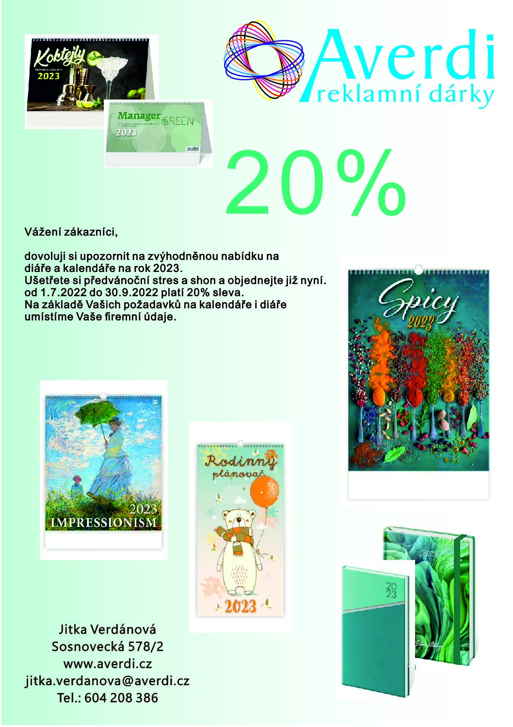 Kalendáře diáře na rok 2023